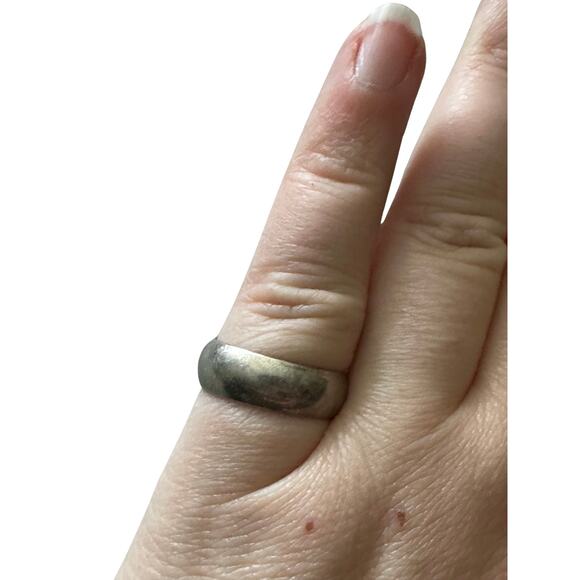 Sterling Silver Solid Band Size 6 - Picture 4 of 4